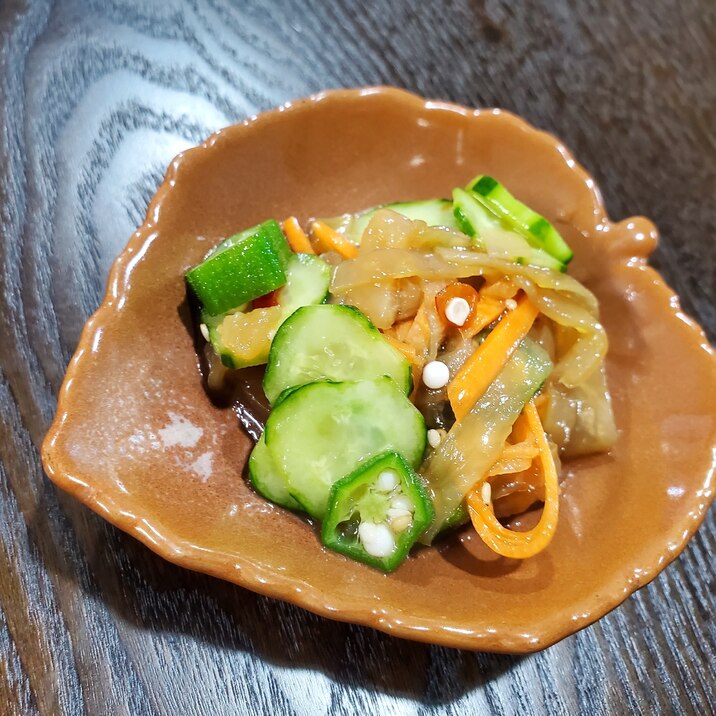 きゅうりとおくらとくらげの酢の物 レシピ 作り方 By Yurina08 楽天レシピ きゅうりとおくらとくらげの酢の物 レシピ 作り方 By Yurina08 楽天レシピ